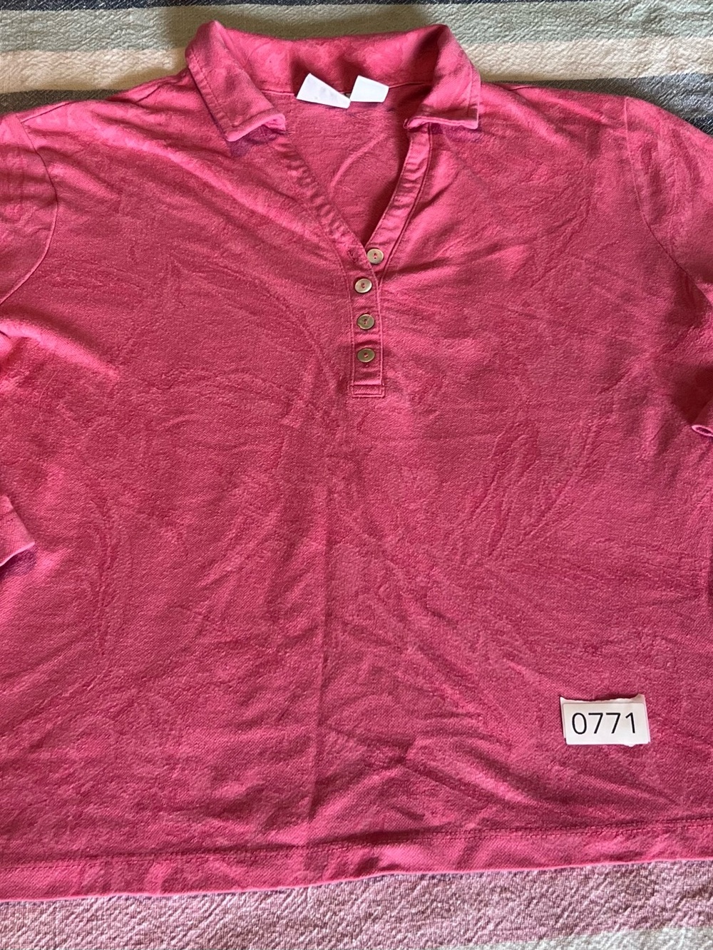 Caribbean Joe Women's Pink Short-Sleeve Polo Shirt